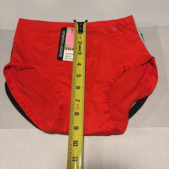 Set of 3️⃣ Valeria Woman’s Brief. Red, Turquoise and Black - Picture 3 of 4